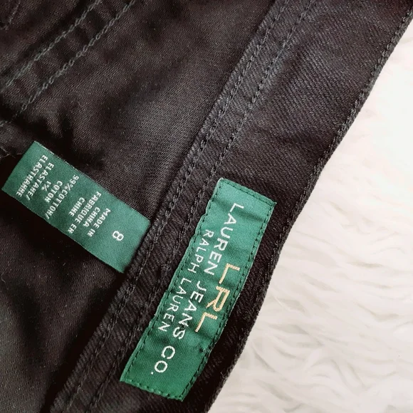 NEW Ralph Lauren LRL Lauren Jeans Co. - BLACK P3548 - Picture 11 of 12